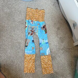Toddler grow with me pants Moanna 2 Disney Handmade Unisex